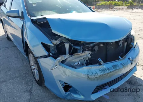 2012 Toyota Camry L z USA, uszkodzony, nr VIN 4T4BF1FKXCR210349